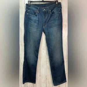 Levi Strauss 514 dark was jeans size W 34 L 30
